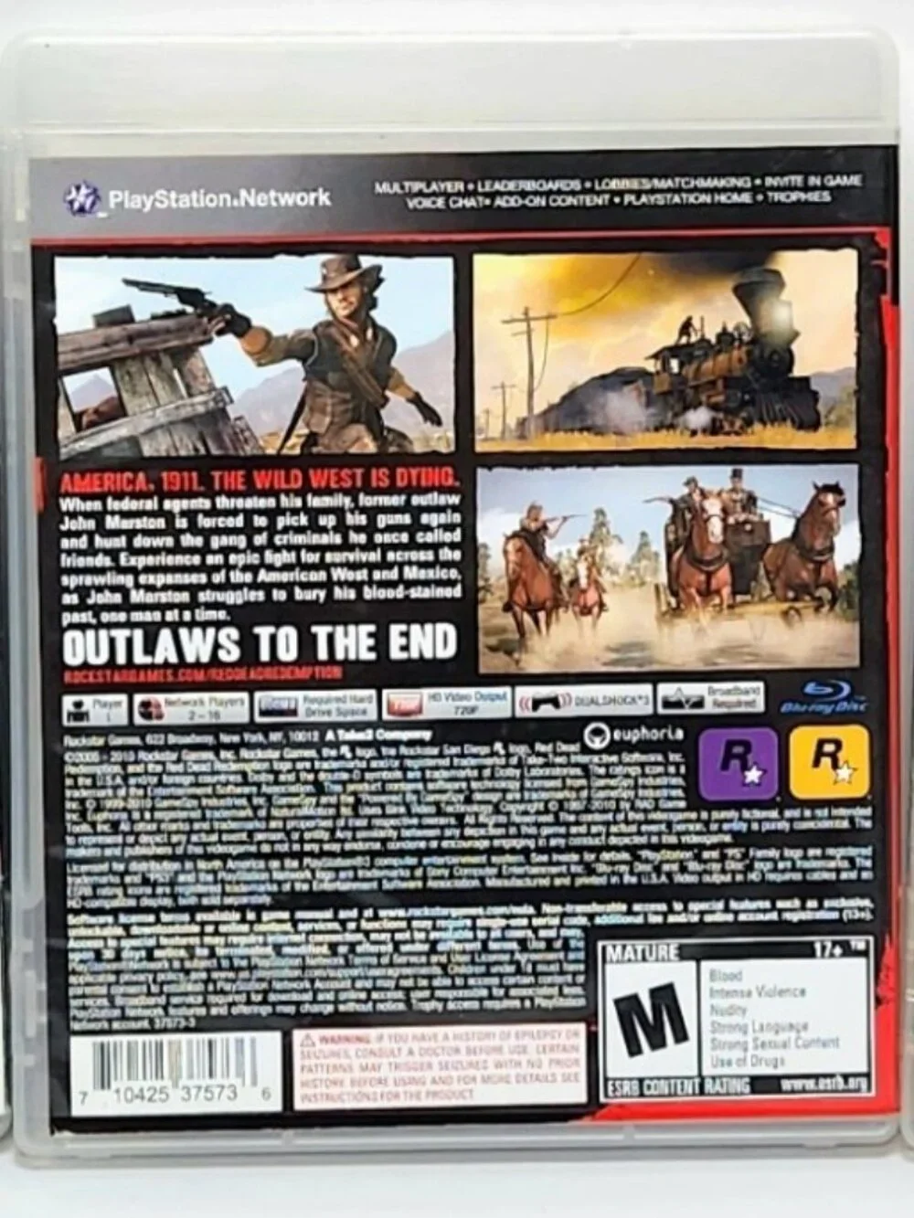 PS3 Game Bundle Lot - Red Dead Redemption, Need for Speed, Heavy Rain CIB Tested